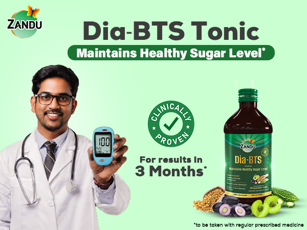 Dia-BTS Arishta Tonic for Healthy Blood sugar levels