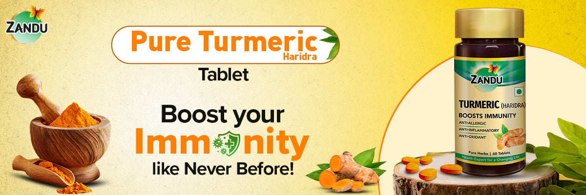 Zandu turmeric Tablets 