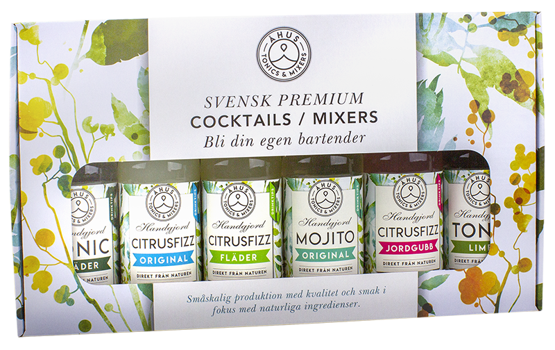 Åhus Tonics - Presentlåda Cocktails/Mixers 6-Pack