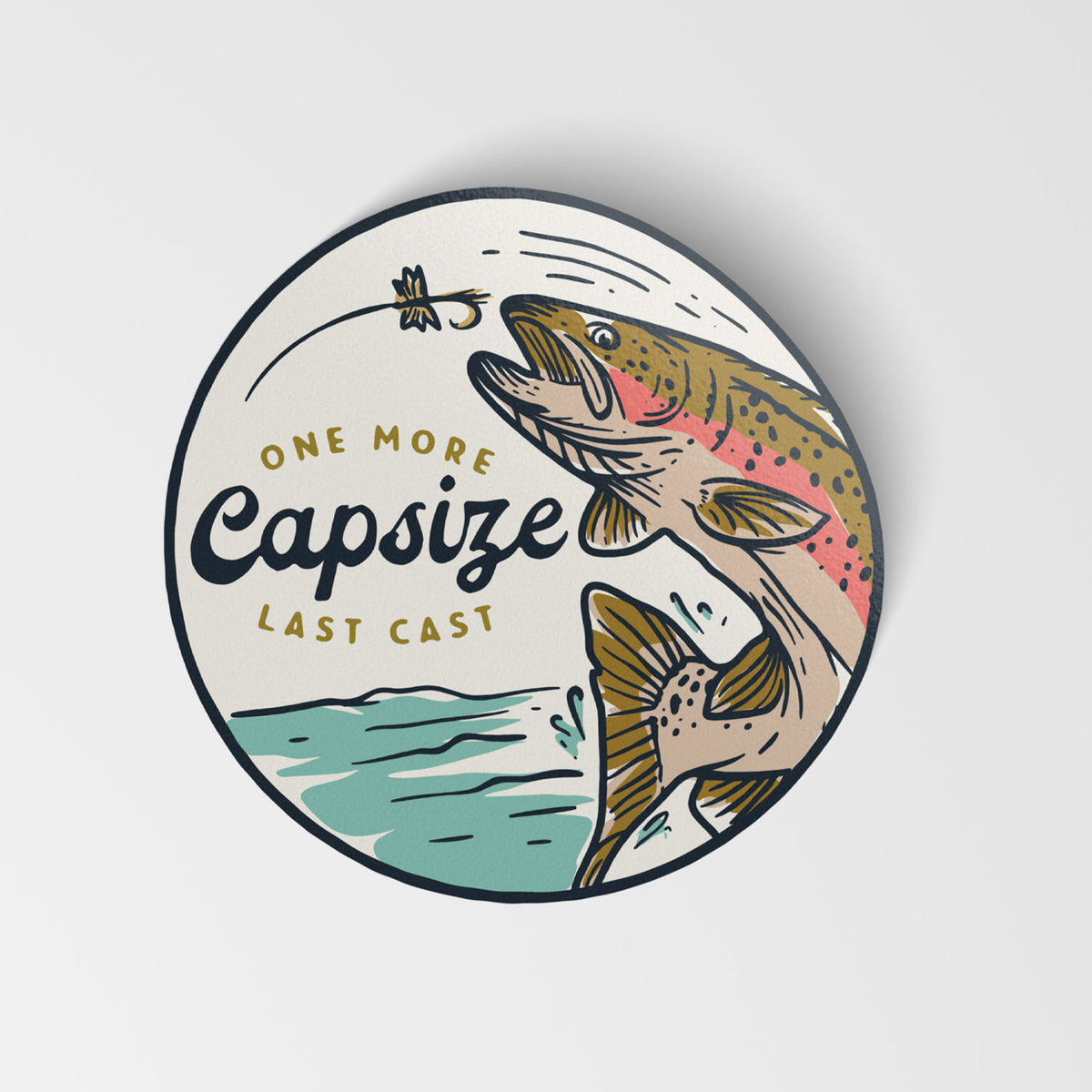 Fly Fishing Stickers Capsize Fly Fishing