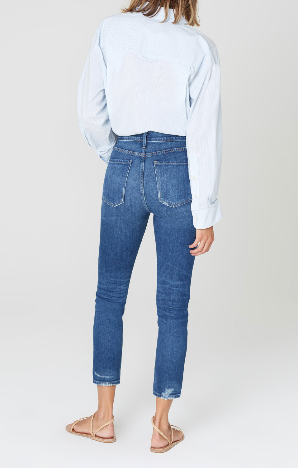 Olivia Crop High Rise Slim Fit in Reset – Citizens of Humanity