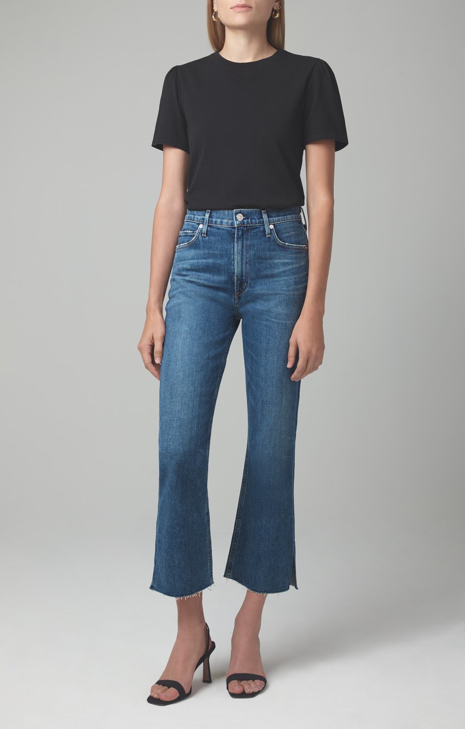 Demy Cropped Flare Denim in Lioni – Citizens of Humanity