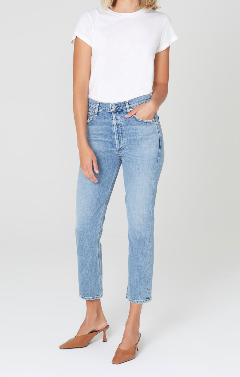 charlotte crop high rise straight