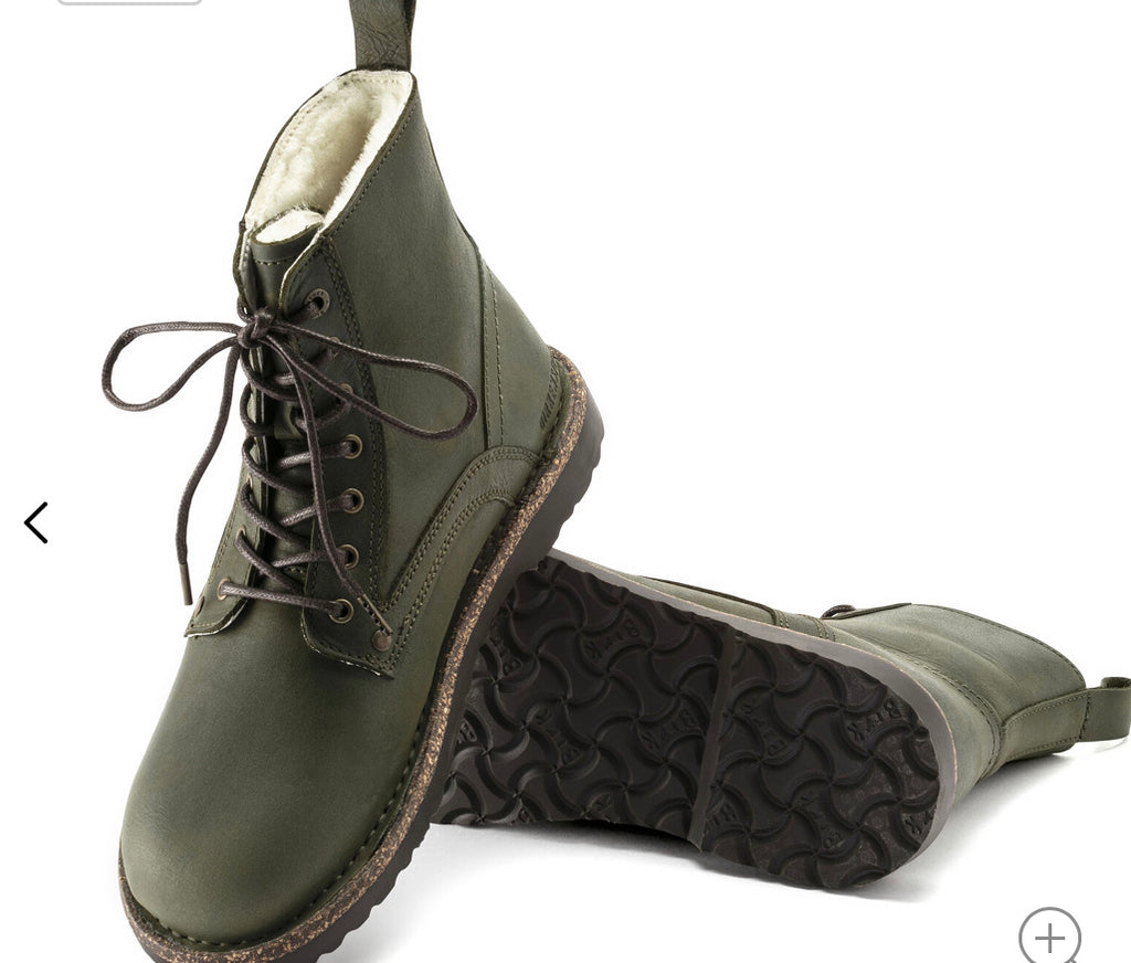 birkenstock shearling boots