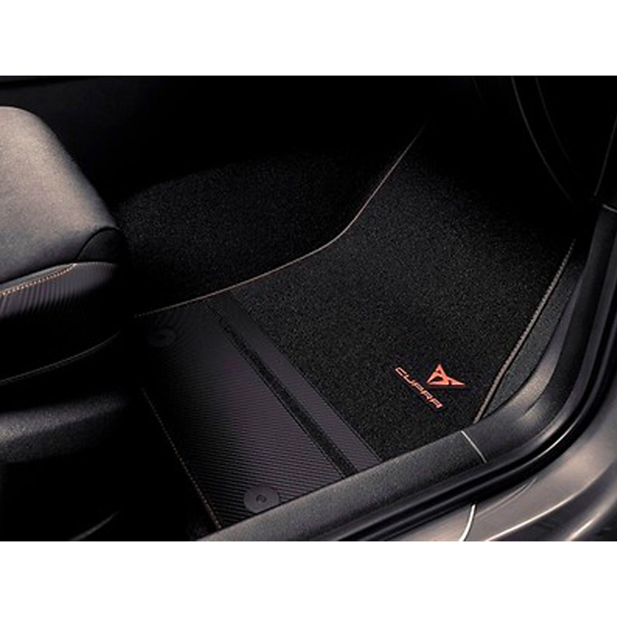 CUPRA Ateca premium carbon fibre floor mat set