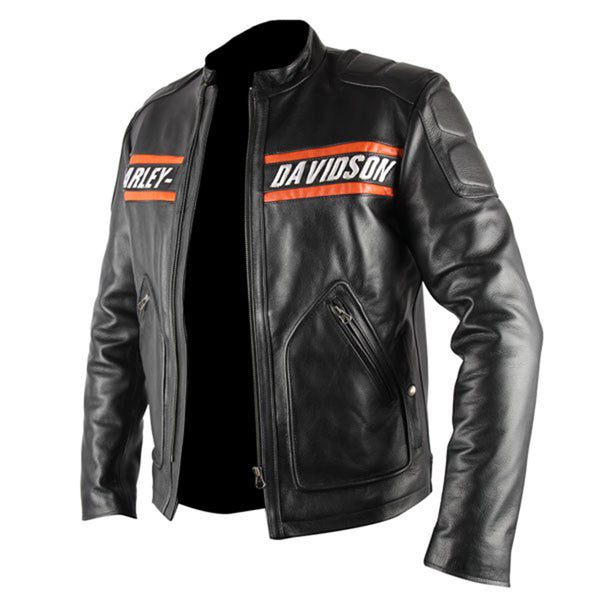 WWE Goldberg Harley Davidson Bill Classic, Mens Black Leather Jacket ...