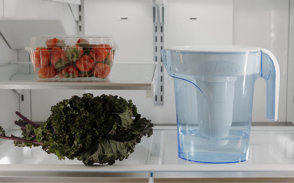 Zero water pitcher in fridge