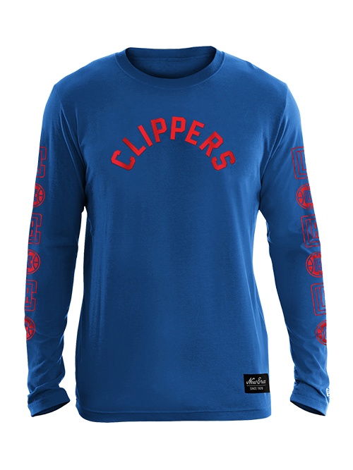 LA Clippers Repeat Sleeve Long Sleeve T 