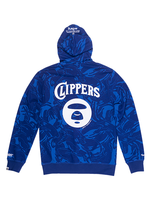 La Clippers Aape By A Bathing Ape X Mitchell Ness Hoody Royal