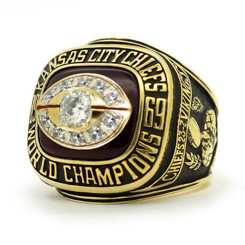 1969 Kansas City Chiefs Super Bowl Rings Championship Replica Ring Collection Ring