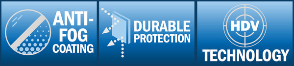 Anti-Fog - Durable Protection - HDV Technology