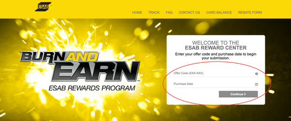 Where to submit your ESAB Burn and Earn Rebate