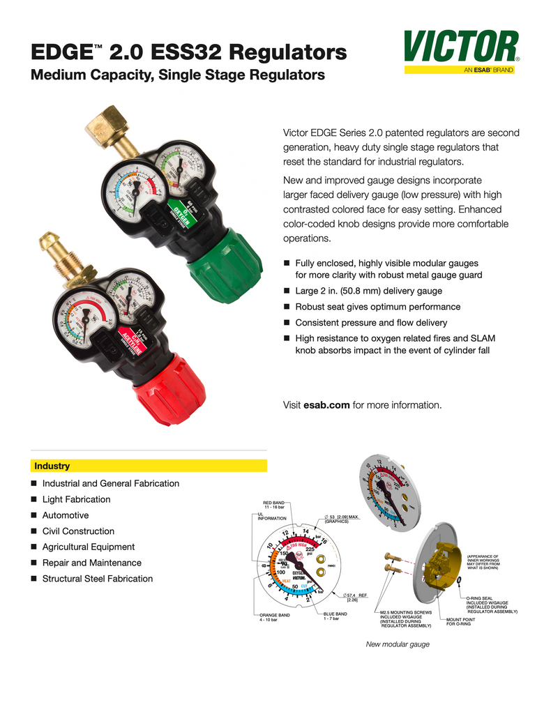 Victor Edge 2.0 Reg Spec Sheet