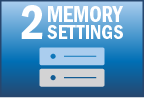 Miller Digital Elite has 2 memory settings that you can save for later