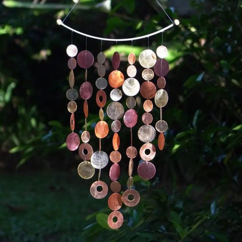 Welded wind chimes