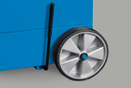 Large rear wheels