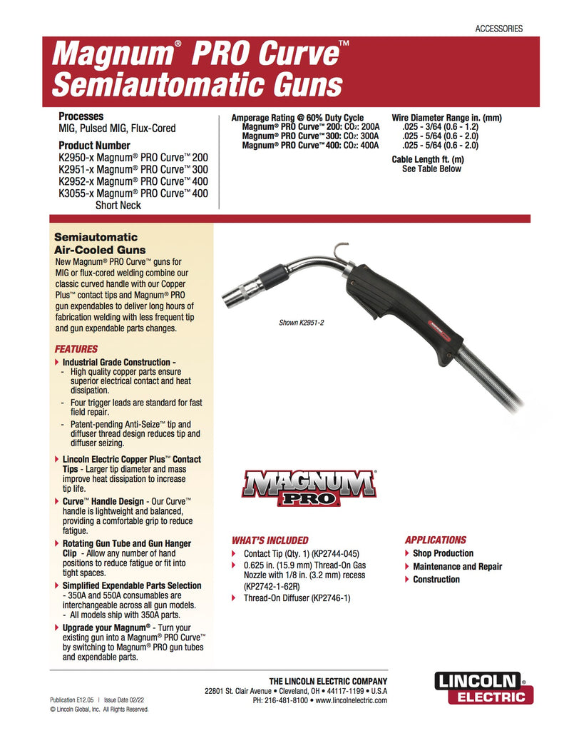 Magnum   PRO Curve Semiautomatic Guns