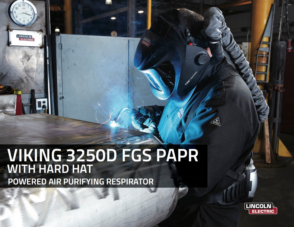 Lincoln Viking 3250D FGS Hard Hat PAPR Specs