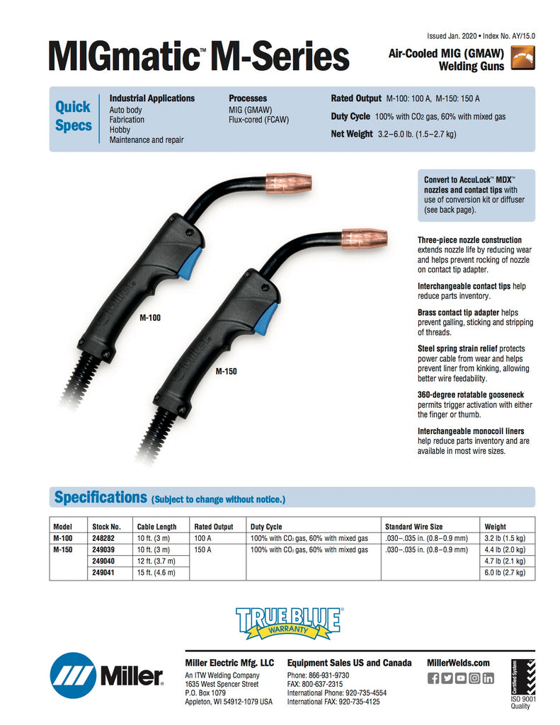 M-150 MIG matic M Series