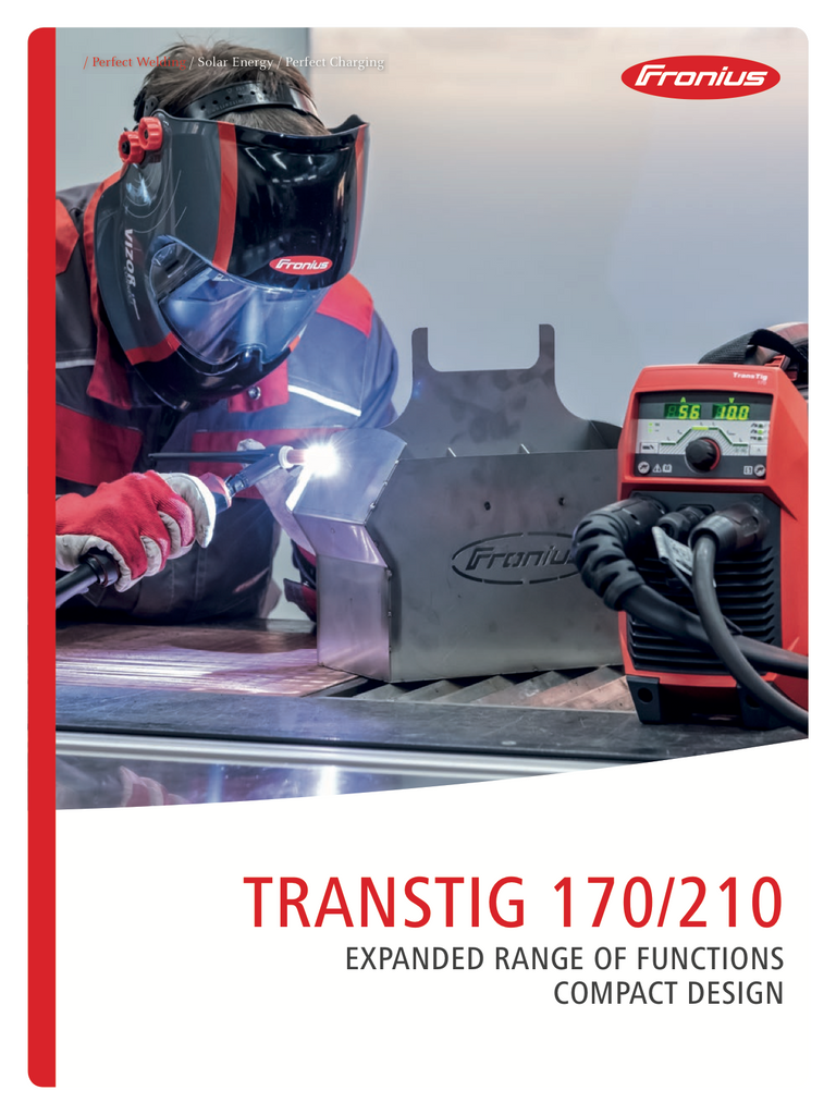 Fronius TransTig 170 Spec Sheet