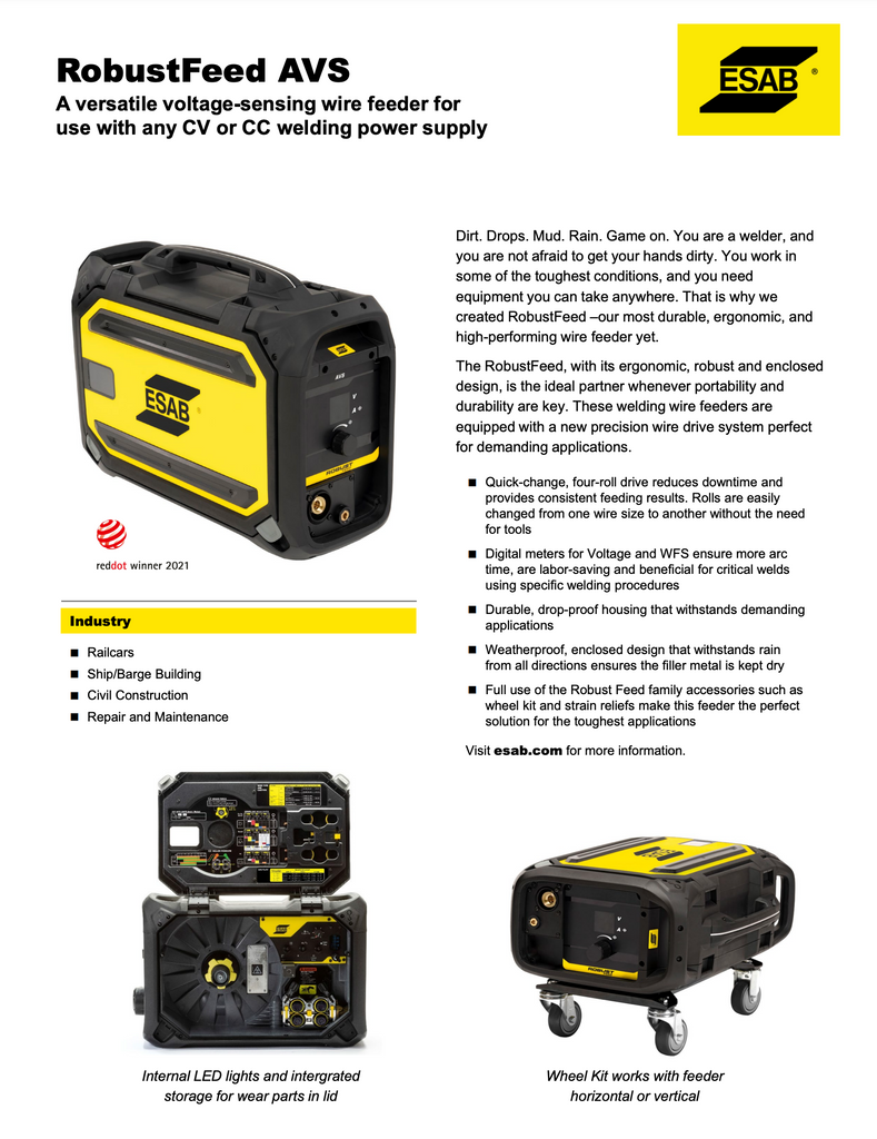 Robust Feed AVS Spec Sheet