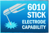 6010 Stick Electrode Capability
