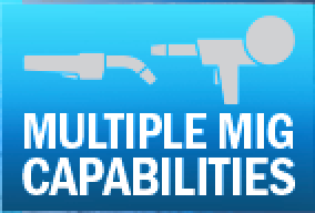 Miller 355 a plusieurs capacités MIG