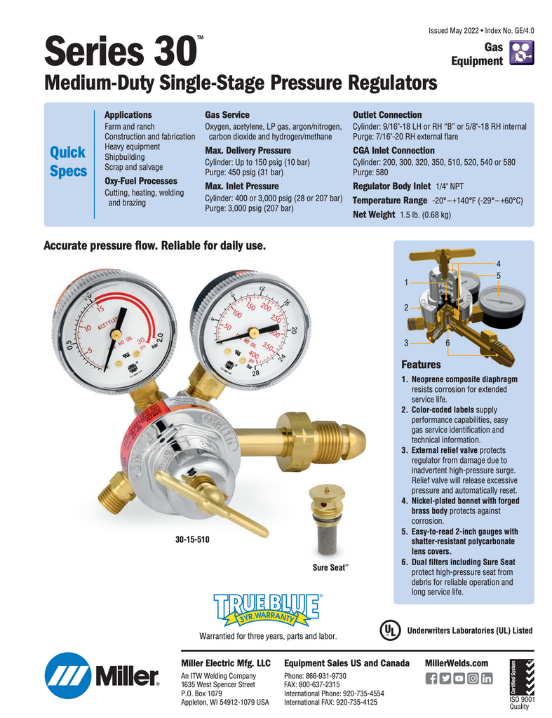 series 30 regulator