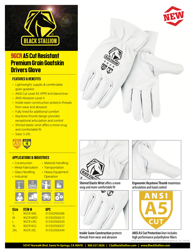 A5 Gloves
