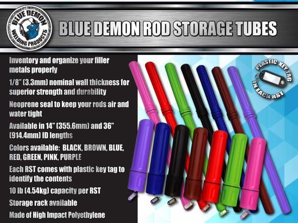 Storage Tubes Blue Demon