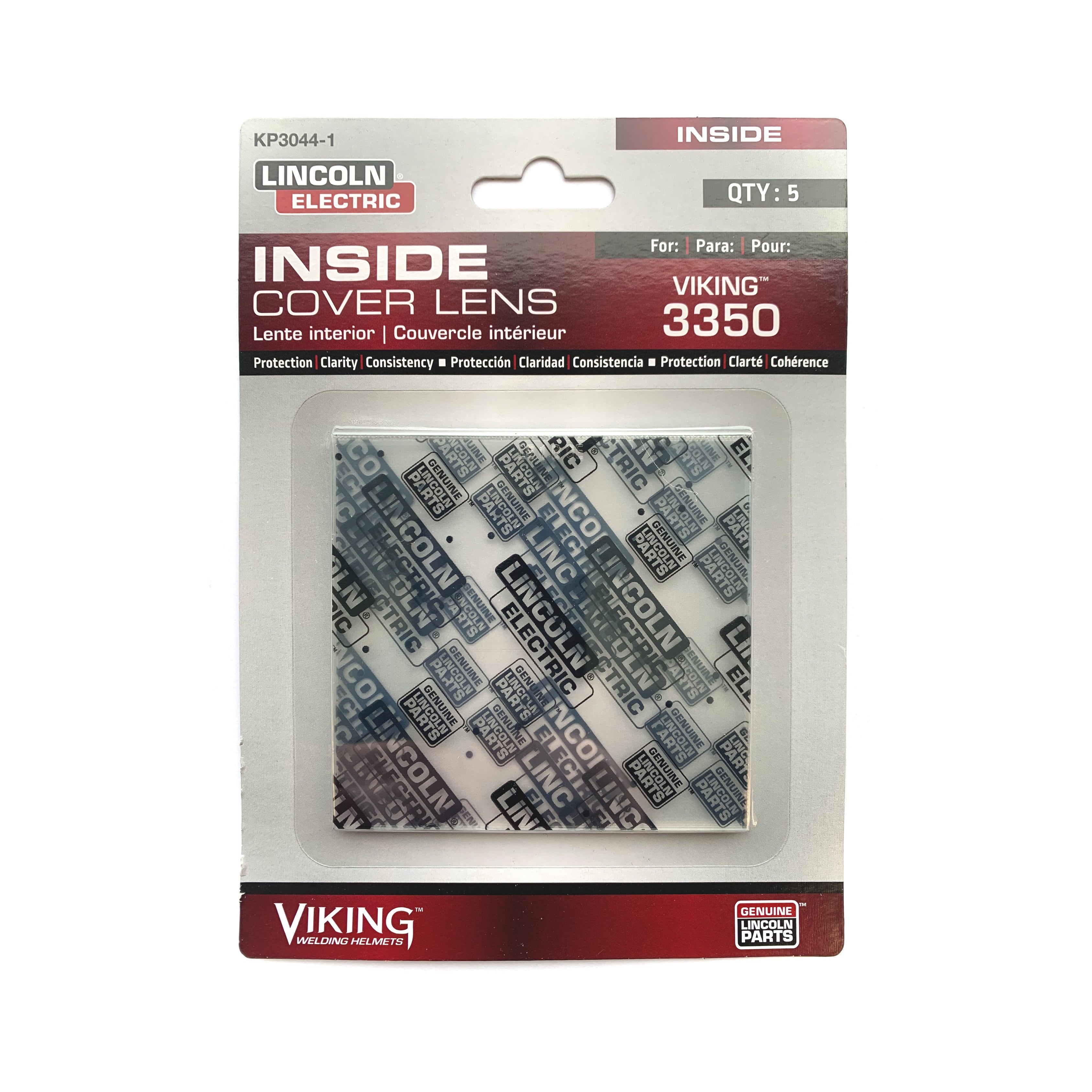 Lincoln VIKING 3350 Series Inside Cover Lens, 5/pk - KP3044-1