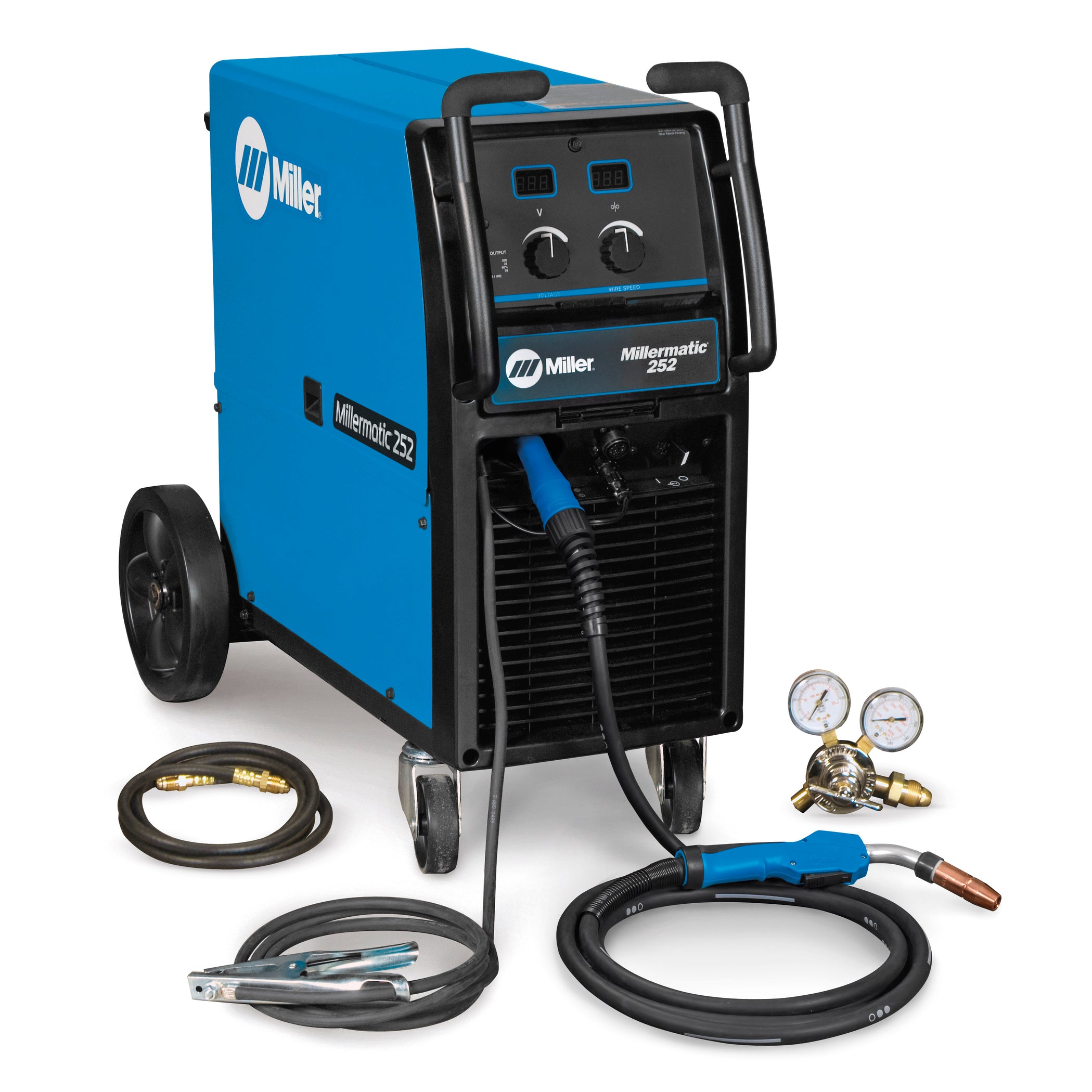 miller-millermatic-252-high-output-mig-welder-high-voltage-package