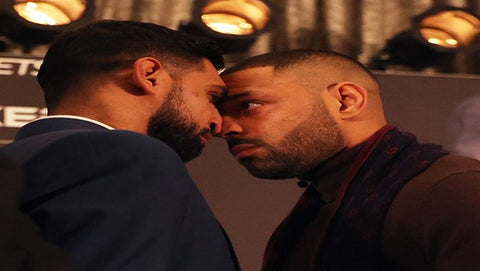 Khan and Brook lock horns as tension rise up during their press conference