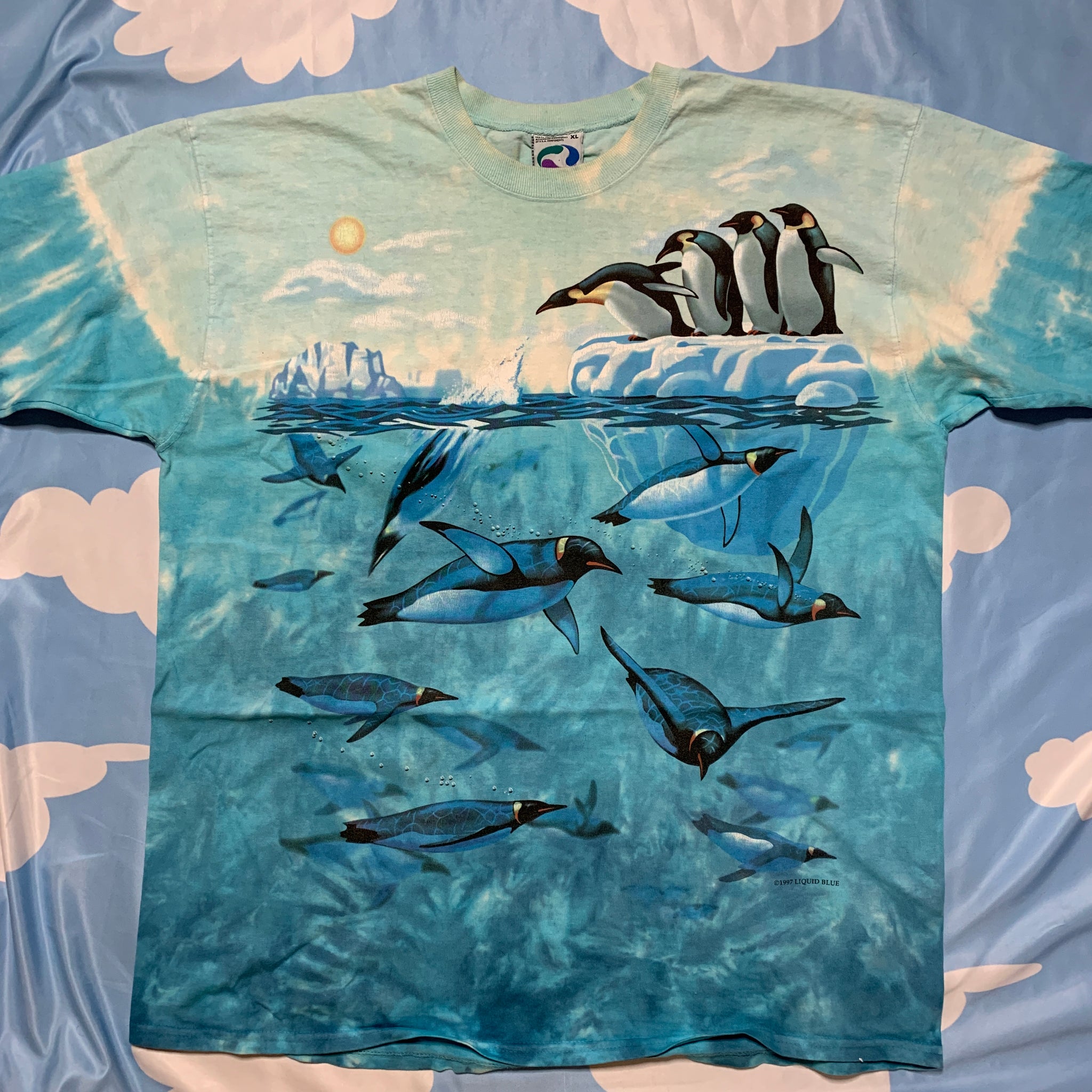 blue penguin shirt