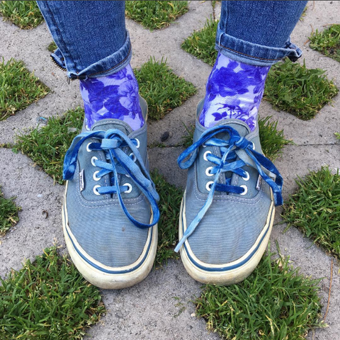 BUAISOU: Indigo Dyed Shoelaces