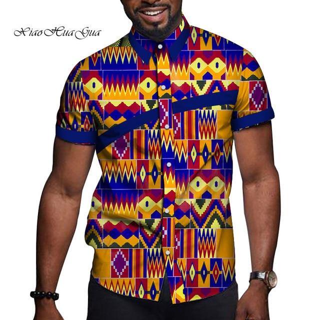 camisa africana masculina