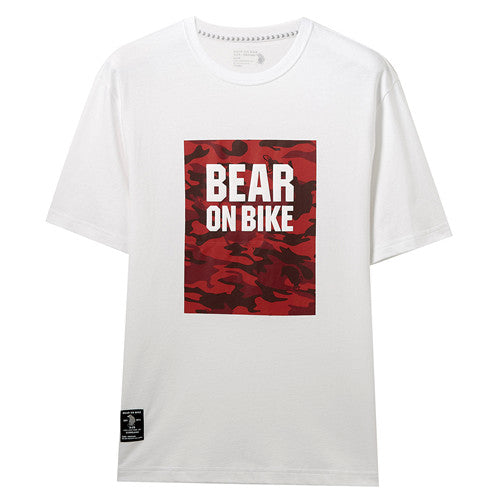 bear on bike t shirt giordano