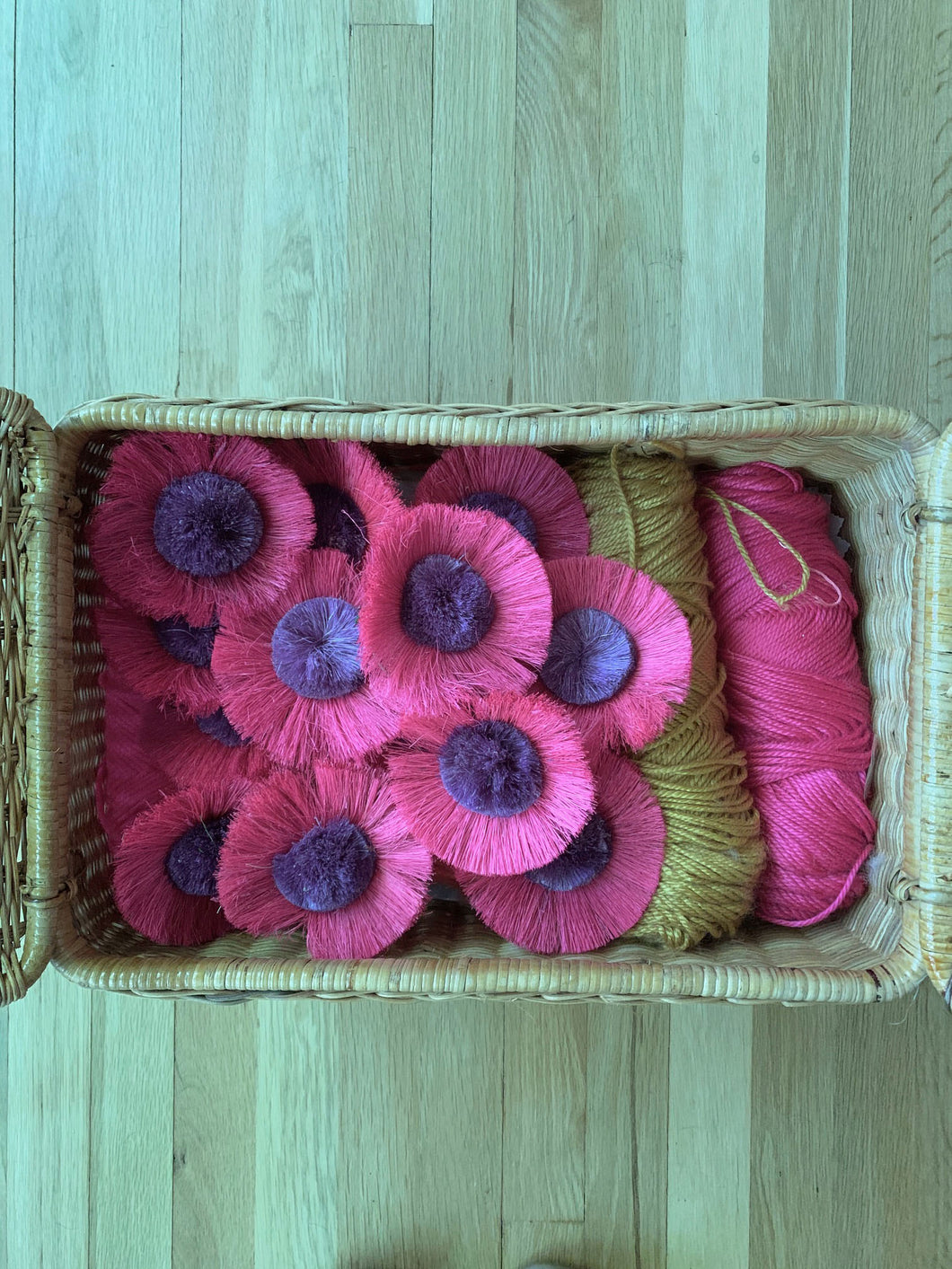 raffia flowers