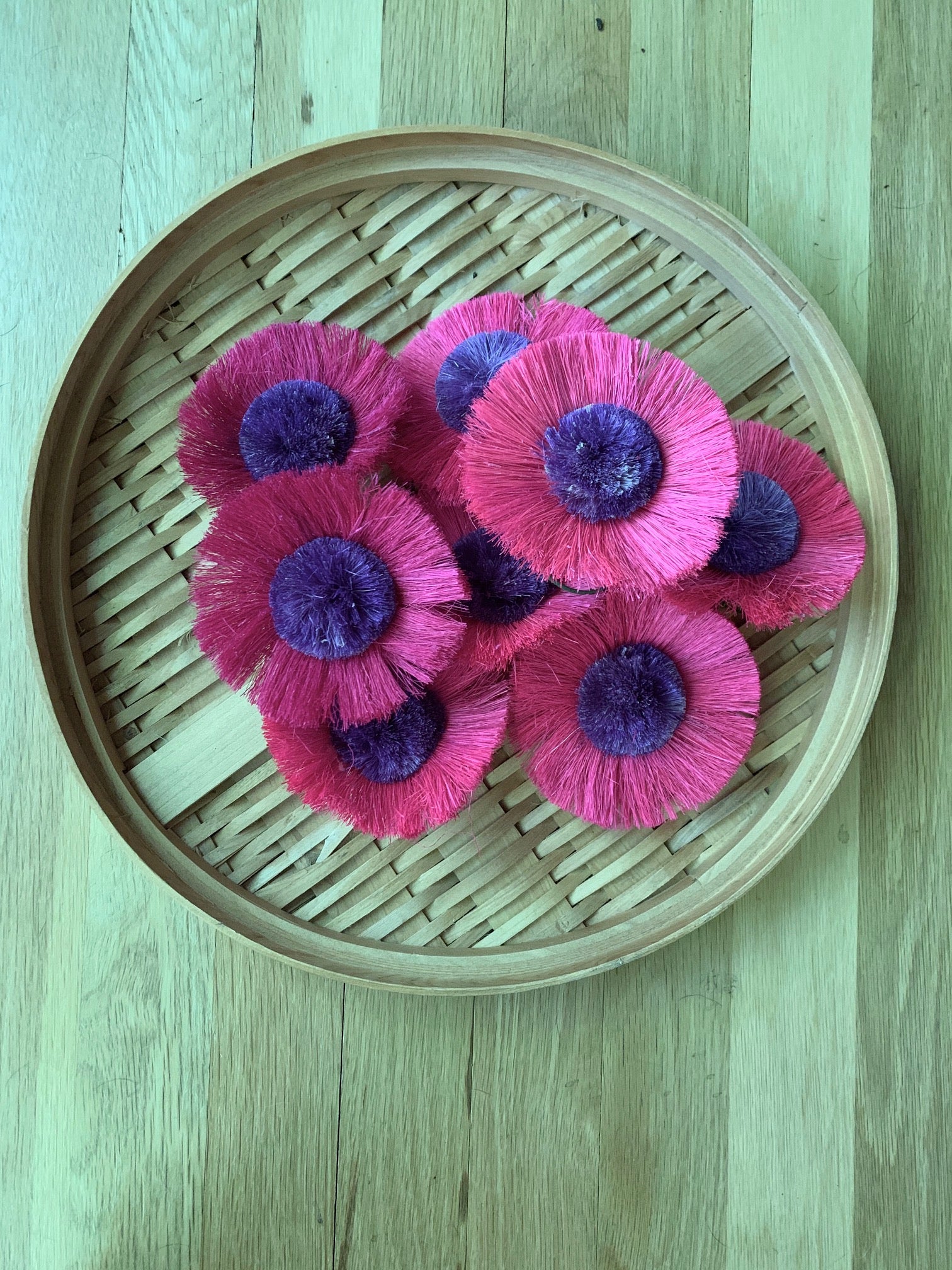 raffia flowers