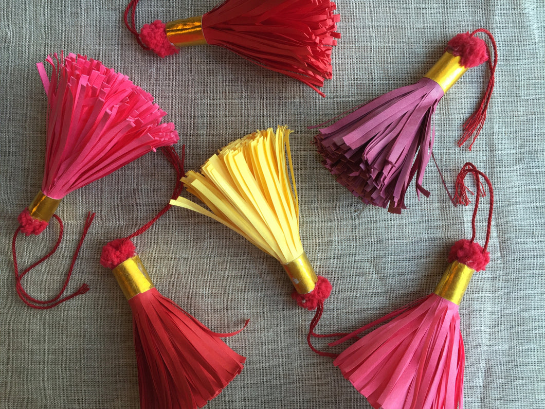 paper tassels