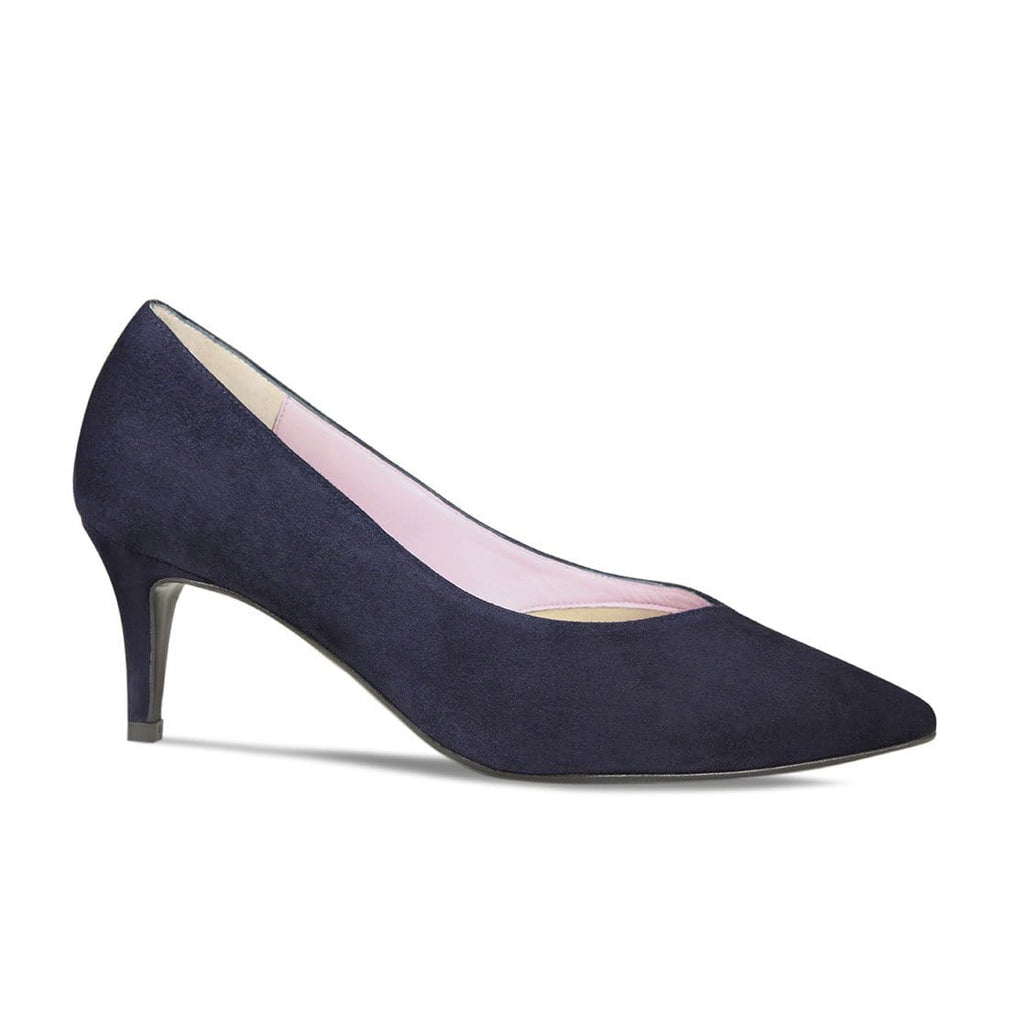 Carmen: Navy Suede – Dress Shoes for Bunions | Sole Bliss
