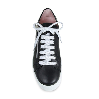 Hero: Black Leather - Sneakers for Bunions Sufferers – Sole Bliss USA