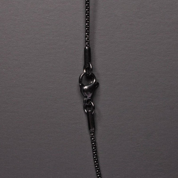 Black Stainless Steel Chain Necklace – Brick & Mortar