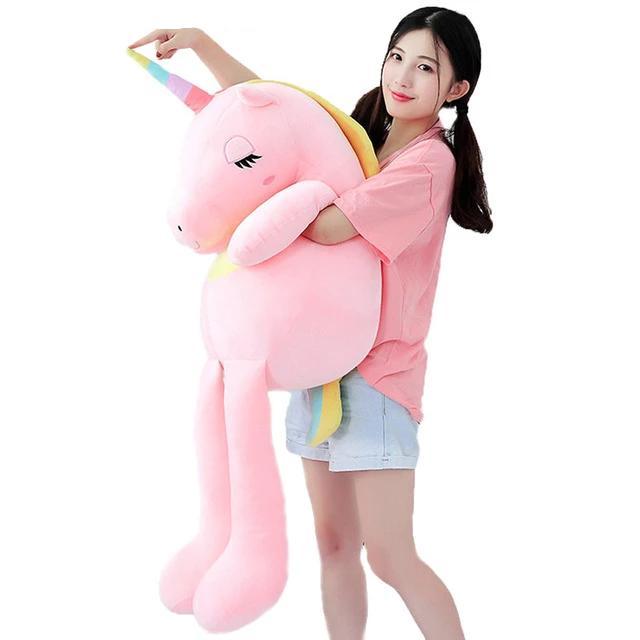 grosse peluche licorne