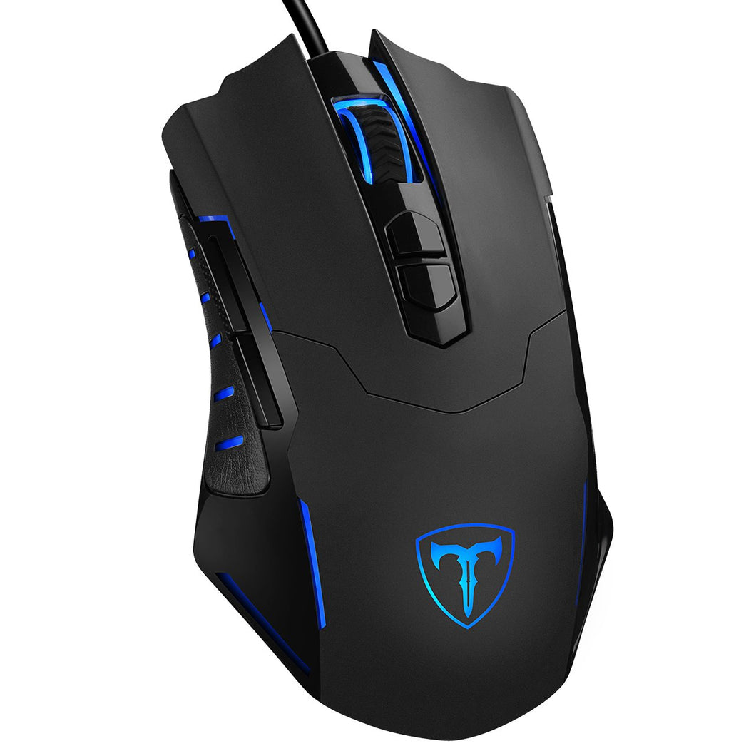 pictek gaming mouse wired macro