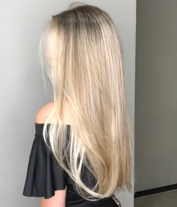 2019 blonde gradient wig