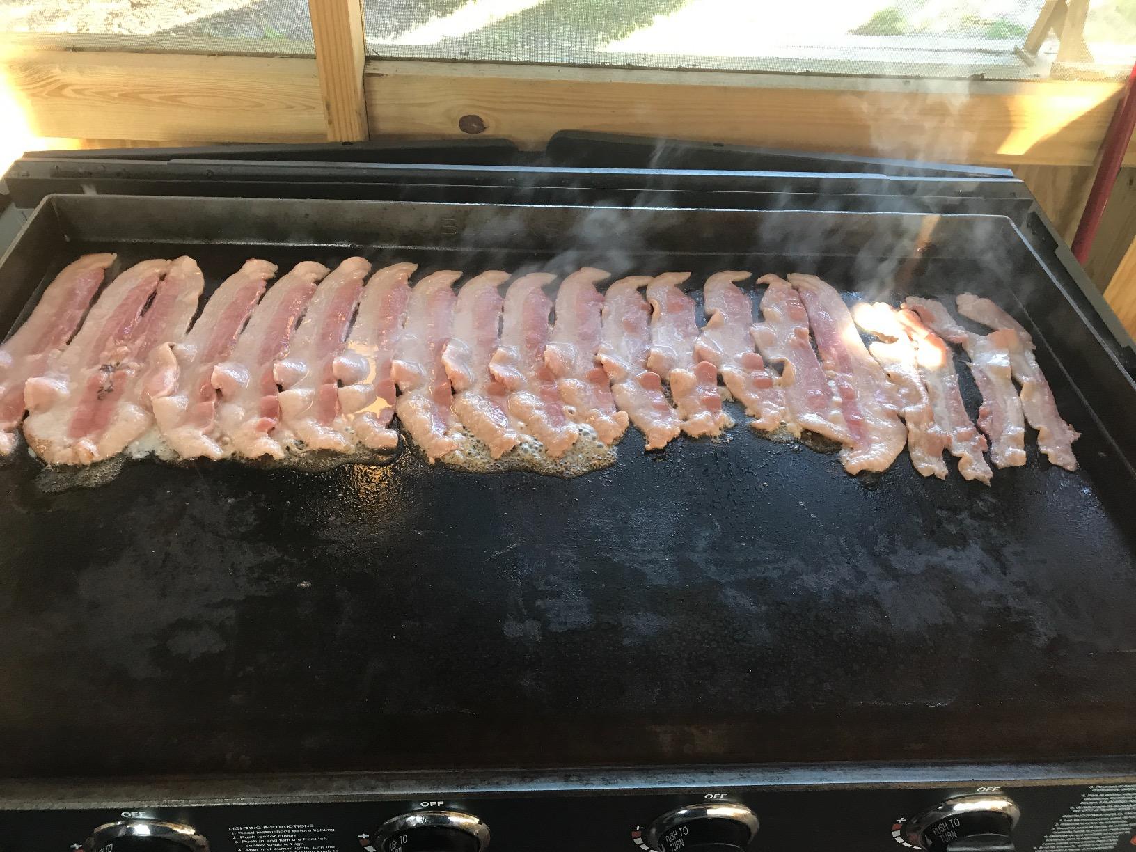 Cooking bacon