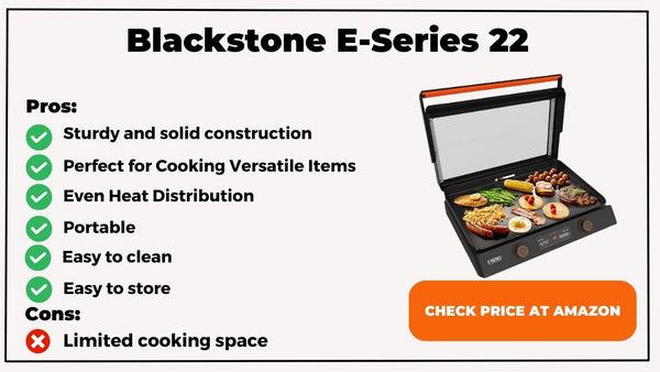 Blackstone E-Series 22 features