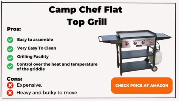 Parrilla portátil de superficie plana Camp Chef