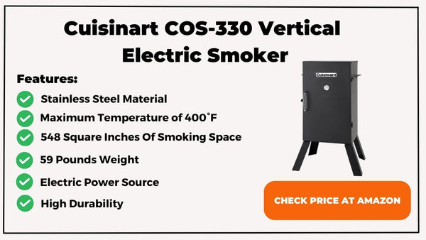 Cuisinart COS-330 Vertical Electric Smoker